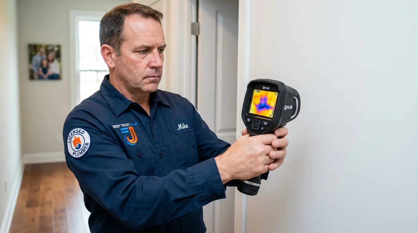 Thermal imaging leak detection by Johns Plumbing LLC in Thonotosassa